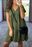 Tiered Ruffle Blouse V-Neck Mini Dress