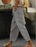 Women's Cotton Linen Lace Pocket Casual Pants