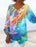 Women's Art Print  Casual Top