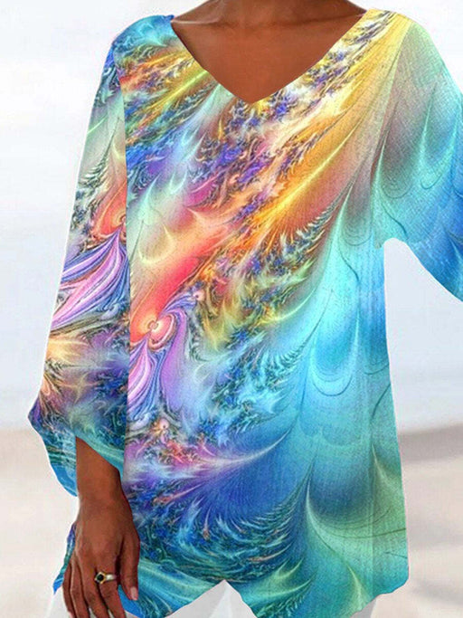 Women's Art Print  Casual Top