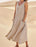 Women's Sleeveless Pocket Cotton Linen Dress
