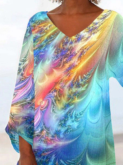 Women's Art Print  Casual Top
