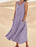Women's Sleeveless Pocket Cotton Linen Dress